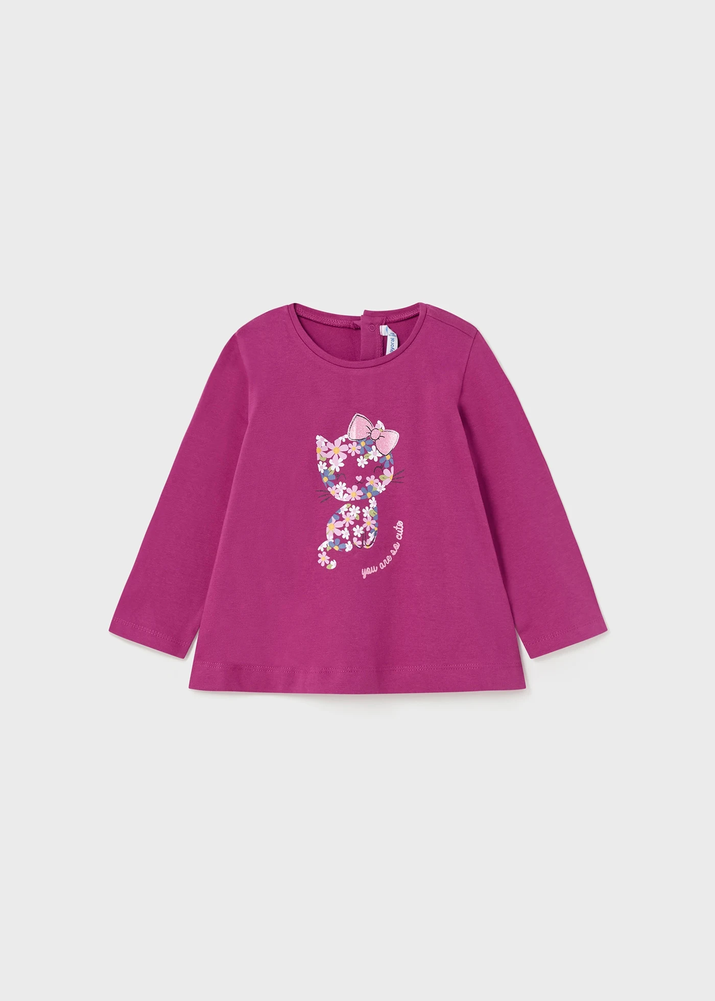 Mayoral Long-Sleeved T-Shirt Style 2012 - Magenta